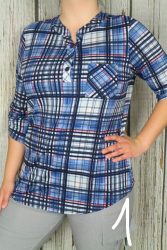 Nagyon csinos kockás felső M, L, XL, 2XL, 3XL, 4XL