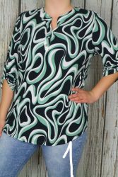 Nagyon csinos színes mintás  felső M, L, XL, 2XL, 3XL, 4XL