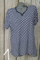 Csinos pöttyös felső XL, 2XL ,3XL ,4XL, 5XL, 6XL