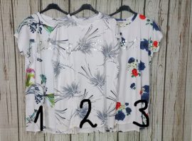 Virágos pamut tunika ,lent összehúzható 