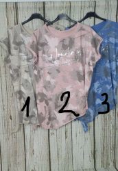 Mintás asszimetrikus pamut tunika 