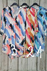 Nagyon csinos mintás rugalmas anyagú ruha, tunika L/XL , 2XL/3XL, 4XL/5XL