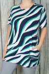 Mintás zsebes tunika L,  XL, 2XL, 3XL,4XL,5XL
