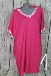 Görögmintás lezser zsebes ruha - 10 színben 