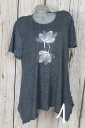 Farmerhatású, vékony anyagú A-vonalú felső S/M,  L/XL , 2XL/3XL, 4XL/5XL