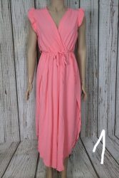 Színes lenge overall ,vállán fodros  L és XL