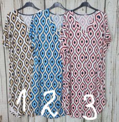 Csinos mintás ruha L/XL, 2XL/3XL, 4XL/5XL ,6XL/7XL