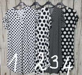 Csinos pöttyös ruha  XL, 2XL, 3XL, 4XL, 5XL, 6XL