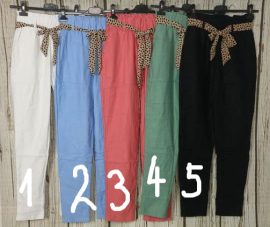 Csinos színes rugalmas anyagú nadrág derekán kendővel  M/L , L/XL és XL/XXL 