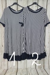 Nagyon csinos A- vonalú csíkos ruha   XL, 2XL,3XL,4XL