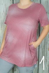 Színes mintás zsebes tunika XL, 2XL, 3XL,4XL,5XL,6XL