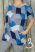 Színes mintás zsebes tunika XL, 2XL, 3XL,4XL,5XL,6XL