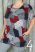 Színes mintás zsebes tunika XL, 2XL, 3XL,4XL,5XL,6XL