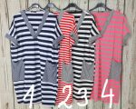 Nagyon csinos csíkos zsebes ruha L/XL és 2XL/3XL