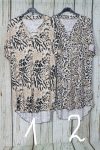   Csinos állatmintás , rugalmas anyagú ruha, tunika L/XL , 2XL/3XL, 4XL/5XL