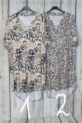 Csinos állatmintás , rugalmas anyagú ruha, tunika L/XL , 2XL/3XL, 4XL/5XL