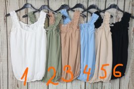 Színes ujjatlan felsó,ujja és dereka gumis  S/M és l/XL