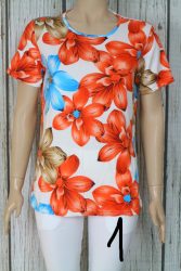 Színes virágos felső L,XL,2XL,3XL,4XL - 3 szín