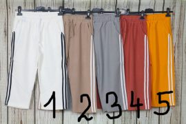 Oldalt csíkos színes zsebes térdnadrág 2XL-6XL