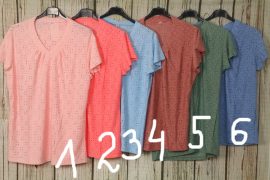 Lezser  színes felső,lyukacsos mintával L, xL, 2xL, 3XL, 4XL