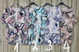 Színes mintás  rugalmas anyagú felső,dereka gumis  M, L, XL, 2XL, 3XL, 4XL