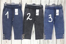 Csinos farmerhatású rugalmas térdnadrág 2XL/3XL, 3XL/4xL, 5XL/5XL , 6xL/7XL