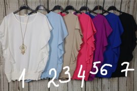 Nagyon csinos fodros felső + nyaklánc