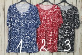 Színes mintás moletti felső 4XL, 5XL, 6XL ,7XL ,8XL
