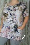 Színes mintás zsebes tunika XL, 2XL, 3XL,4XL,5XL,6XL