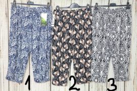 Mintás  rugalmas anyaghú zsebes térdnadrág- bambusz  3XL/4XL és 5XL/6XL