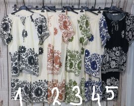 Nagyon szép virágos felső + lenge  bőszárú nadrág  M/L és XL/XXL