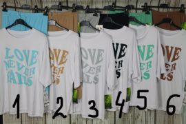 Rugalmas anyagú feliratos  bambusz szett M/L és XL/XXL