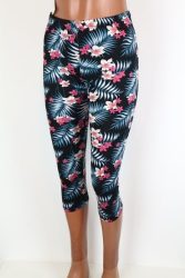 Színes virágos térd leggings S/L , XL/XXL,3XL/4XL, 5XL/6XL